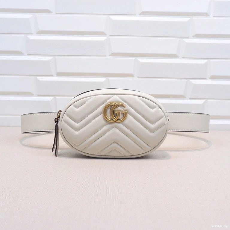 Bag GG Marmont Leather Gucci Belt Matelassé 0818